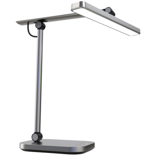 Bureaulamp Unilux Pureline led grijs