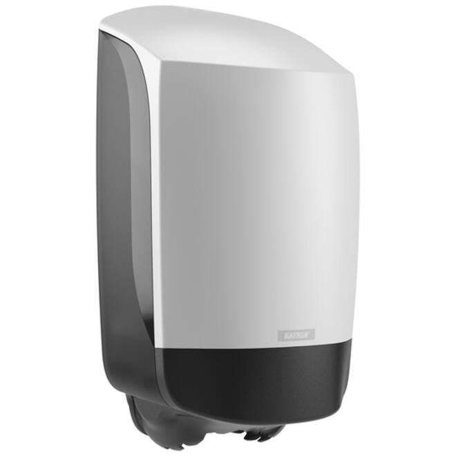 Poetspapierdispenser Katrin klein wit 82209