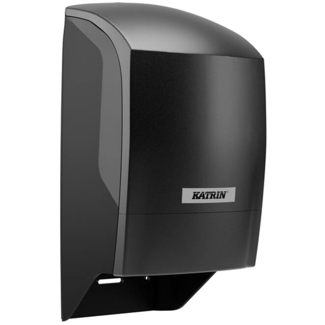 Toiletpapierdispenser Katrin systeemrol zwart 77519