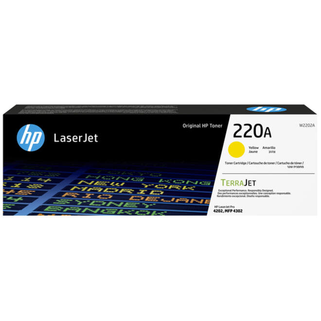 Tonercartridge HP W2202A 220A geel