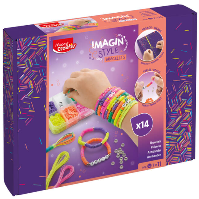 Armbandjesset Maped Creativ Imagin'Style neon 14-delig assorti