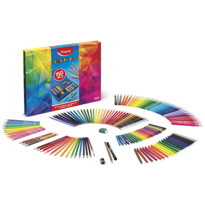 Tekenset Maped Color'Peps 150-delig assorti