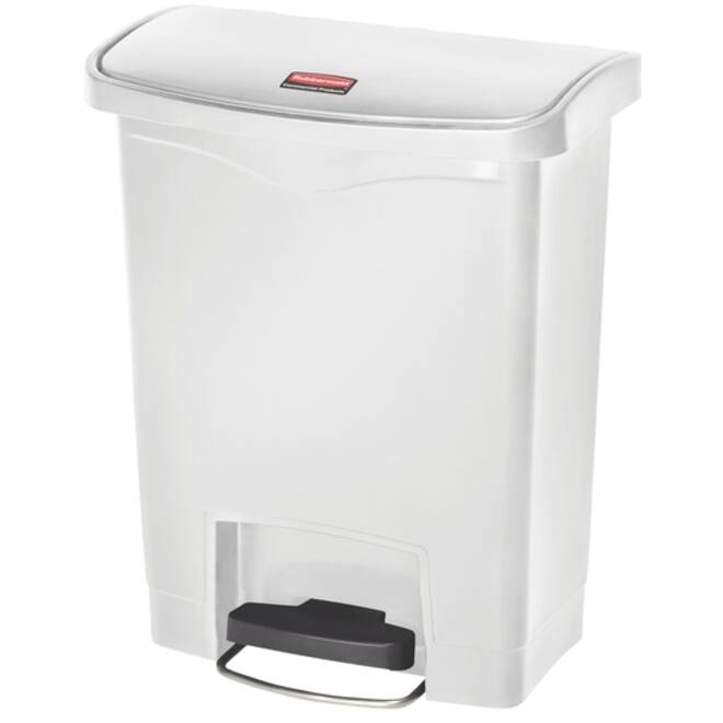 Pedaalemmer Rubbermaid Slim Jim Step-On 30liter wit