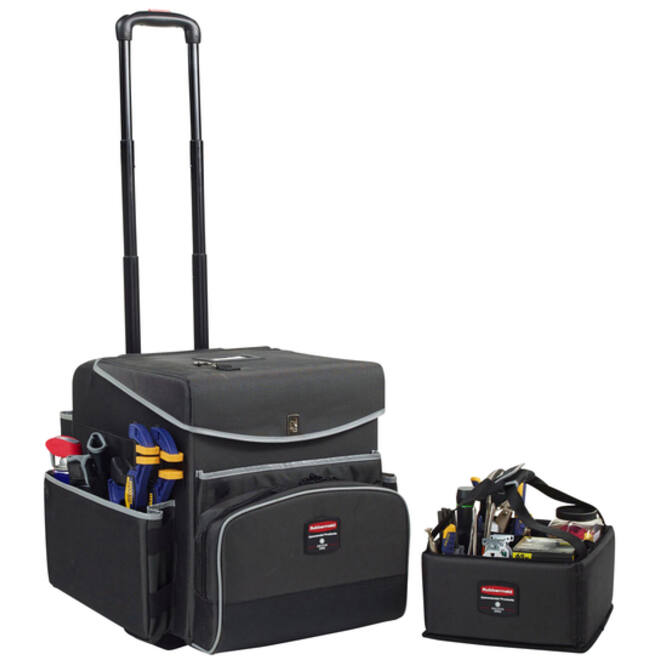 Trolley Rubbermaid Executive Quick Cart klein grijs