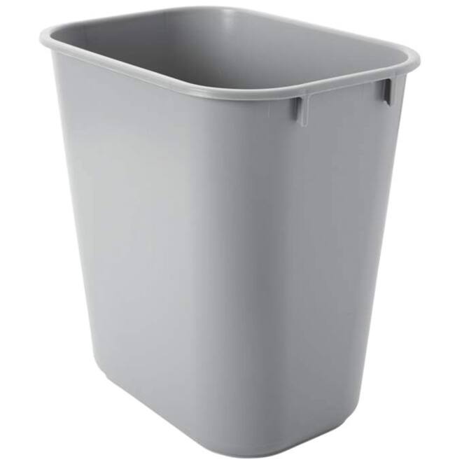 Afvalbak Rubbermaid klein 12liter grijs