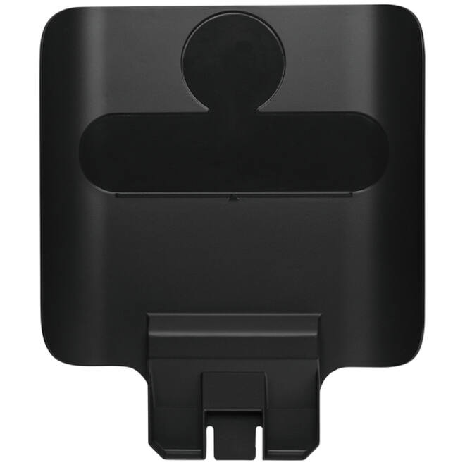 Paneel Rubbermaid Slim Jim Recyclestation voor label zwart