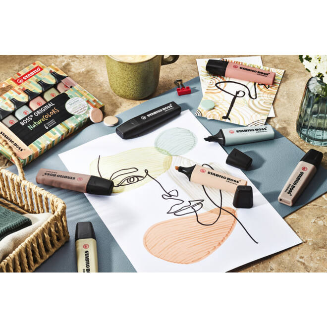 Markeerstift STABILO Boss 70/163 nature colors aardegroen
