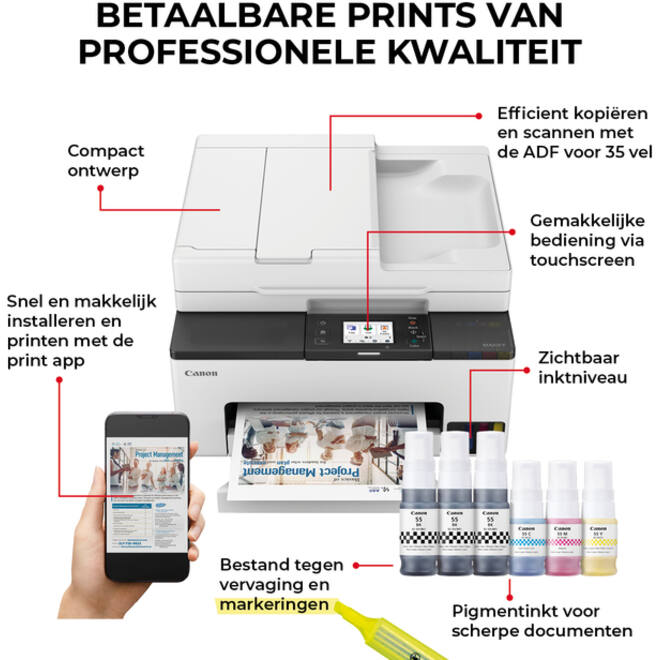 Multifunctional inktjet printer Canon MAXIFY GX2050