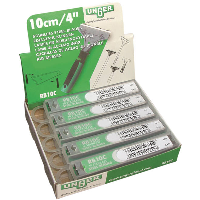 Reservemes Unger voor schraper 10cm 10 stuks