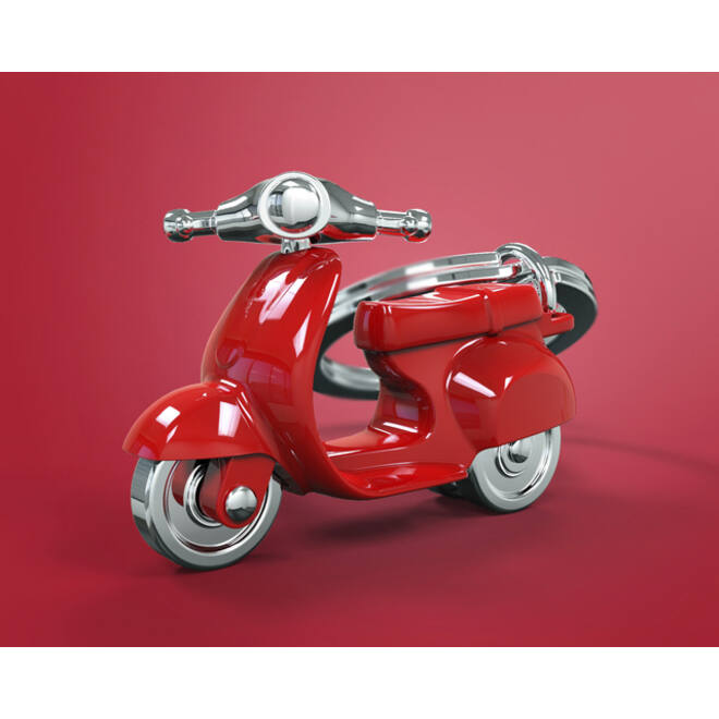 Sleutelhanger Metalmorphose scooter