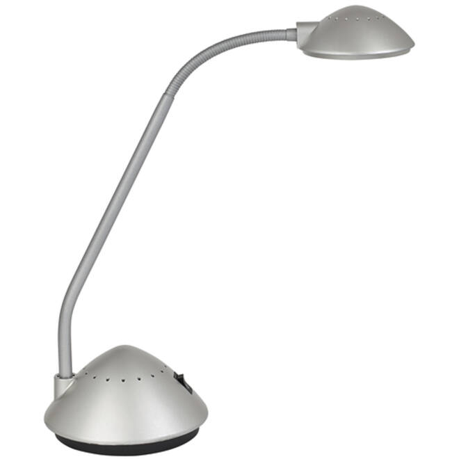 Bureaulamp MAUL Arc LED zilver