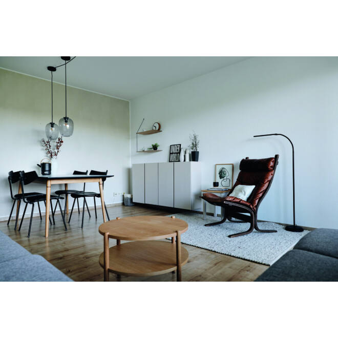 Vloerlamp MAUL Pirro LED dimbaar zwart