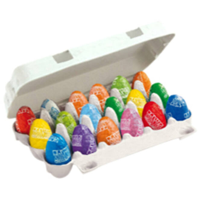 Chocolade Tony's Chocolonely paaseitjes doos mix groot 18 stuks