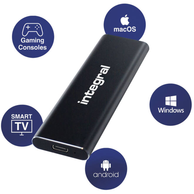 SSD Integral USB-C extern portable 3.2 1TB