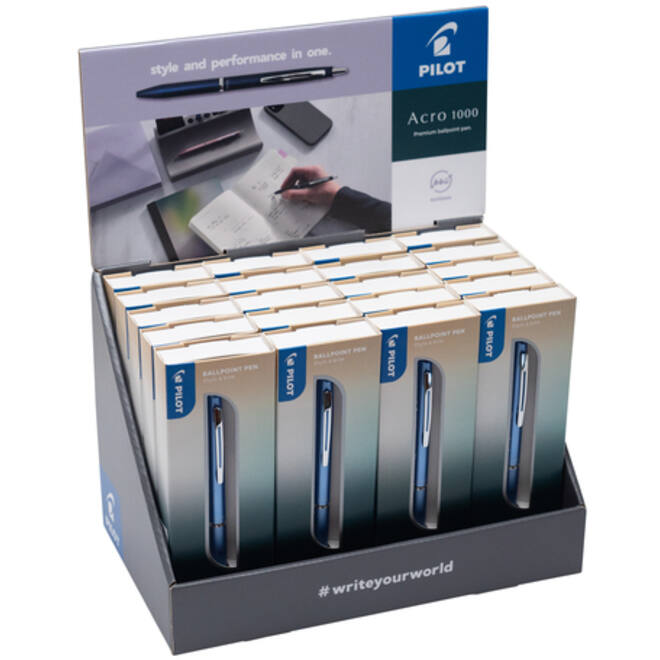 Balpen PILOT Acro 1000 medium assorti