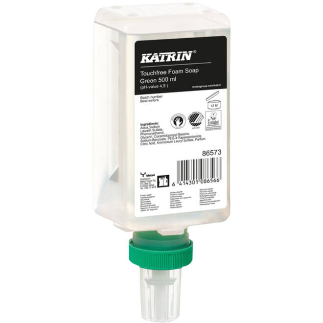 Handzeep Katrin Green schuim touchfree 500ml 86573