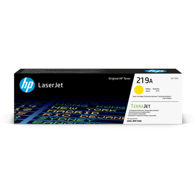 Tonercartridge HP W2192A 219A geel