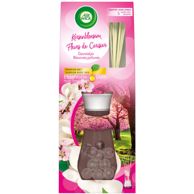 Geurstokjes AirWick Reeds Essential Oil kersenbloesem 33ml