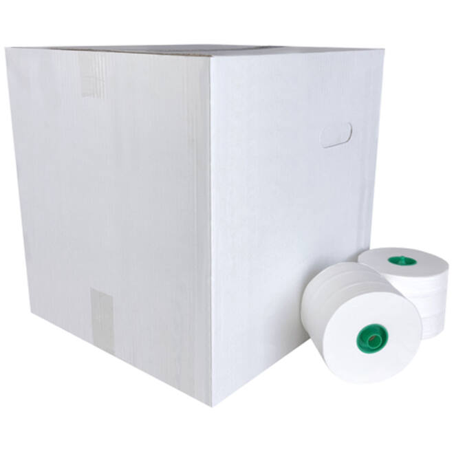 Toiletpapier doprol 2-laags cellulose 100m wit