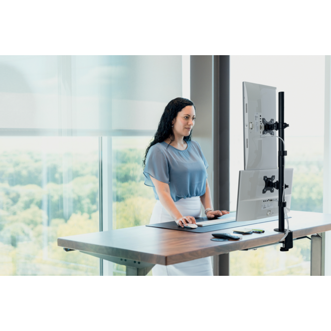 Monitorarm Kensington Dubbele Verticale Bevestiging