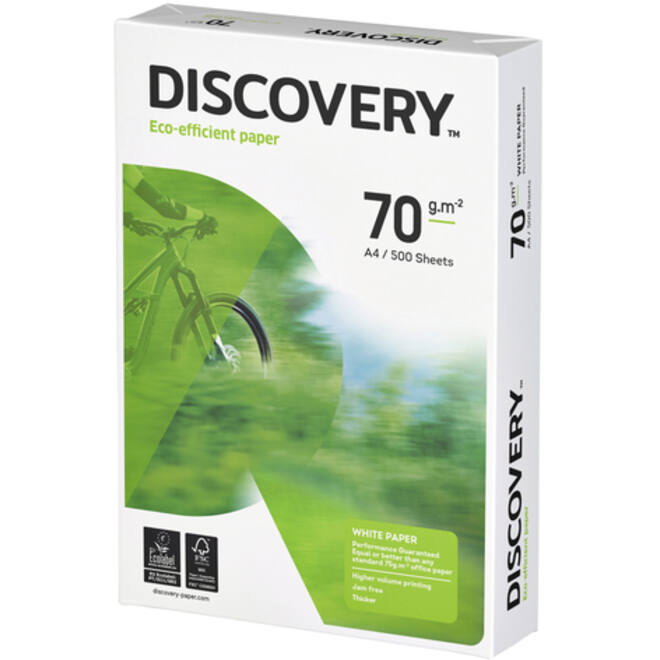 Kopieerpapier Discovery A4 70gr wit 500vel
