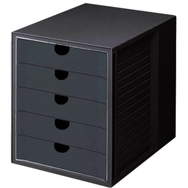 Ladenbox Han 1450 5 gesloten laden zwart