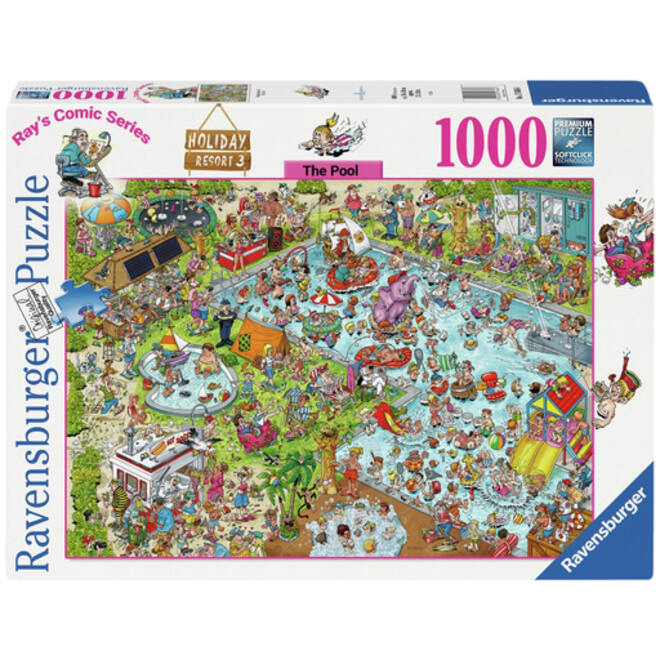 Puzzel Ravensburger Ray Comics The Pool deel 3 1000 stukjes