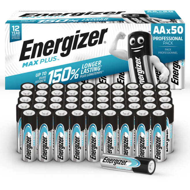 Batterij Energizer Max Plus 50xAA alkaline