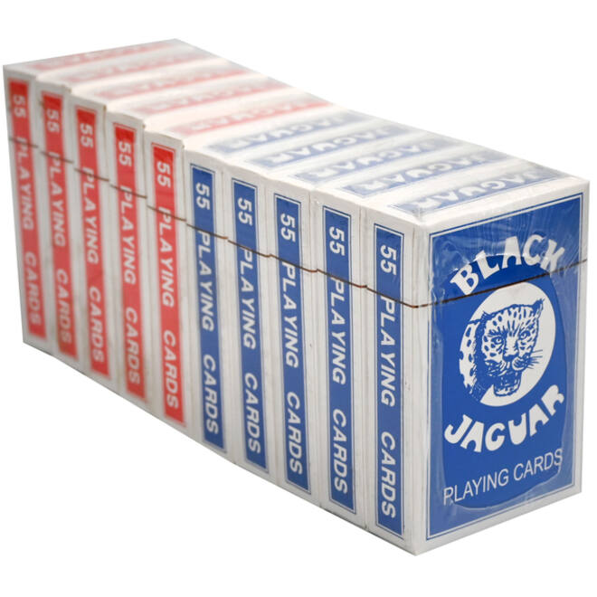 Speelkaarten rood en blauw seal à 10 pakjes