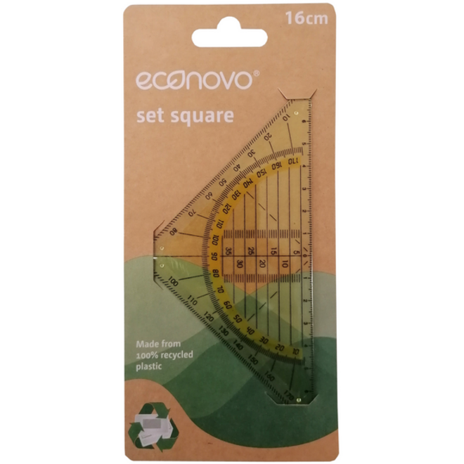 Geodriehoek Econovo 16cm blister à 1 stuk
