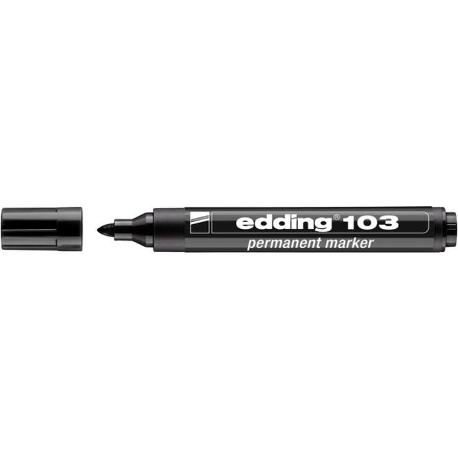 Viltstift edding 103 rond medium zwart