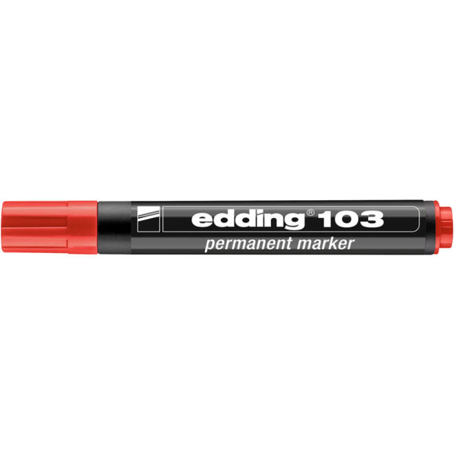 Viltstift edding 103 rond medium rood