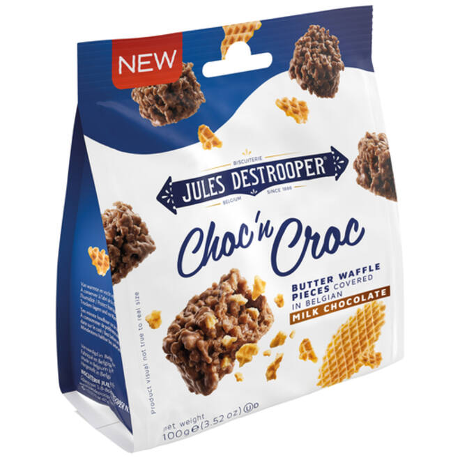 Koekjes Jules Destrooper Choc 'n Croc Parijse wafels