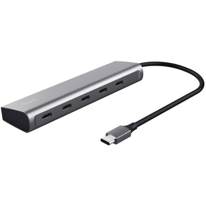 Hub Trust USB-C Halyx 5 poorts 25136