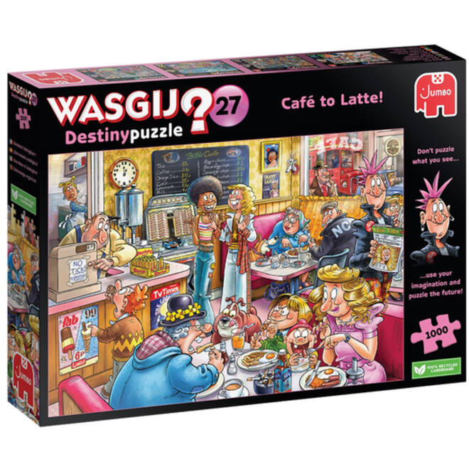 Puzzel Wasgij Destiny 27 De Koffieshop! 1000 stukjes
