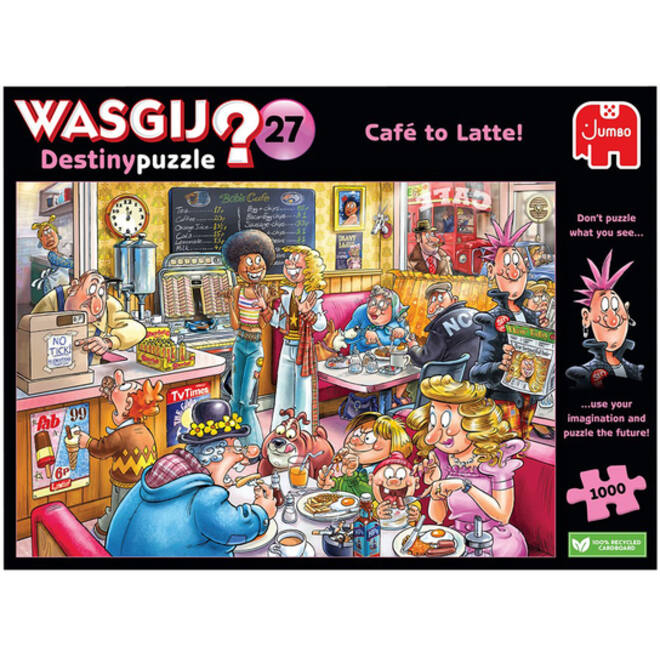 Puzzel Wasgij Destiny 27 De Koffieshop! 1000 stukjes