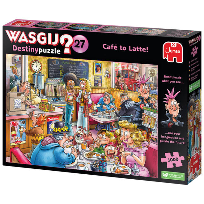 Puzzel Wasgij Destiny 27 De Koffieshop! 1000 stukjes