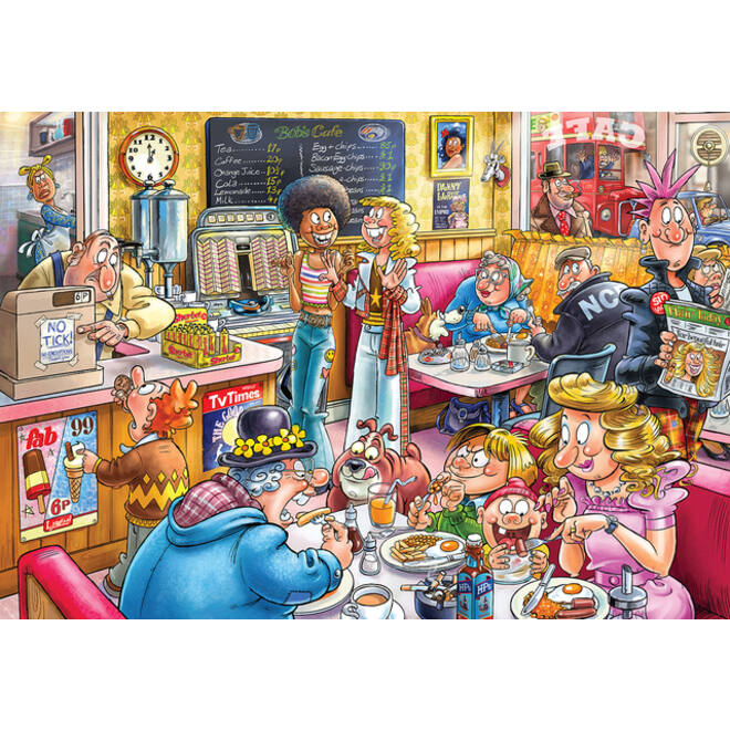Puzzel Wasgij Destiny 27 De Koffieshop! 1000 stukjes