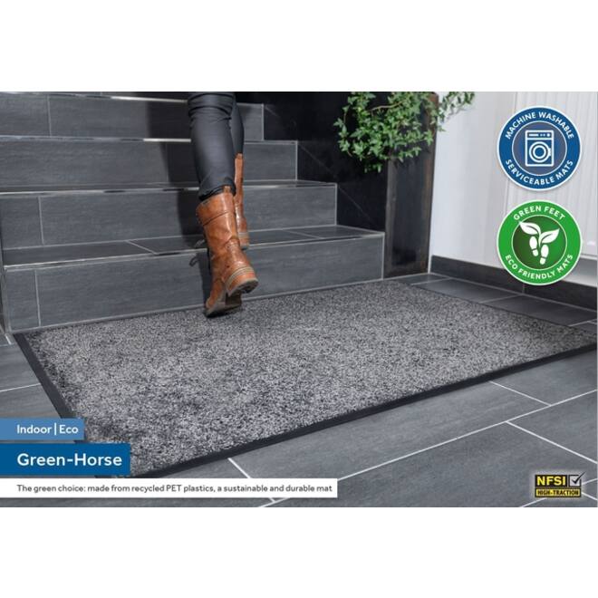 Inloopmat Green-Horse Indoor Pro 115x175cm zwart