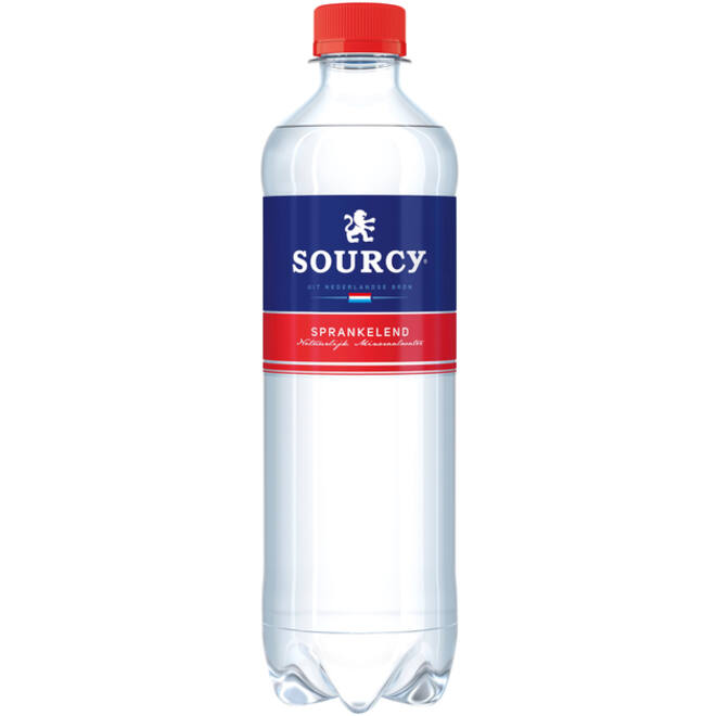 Water Sourcy rood petfles 500ml