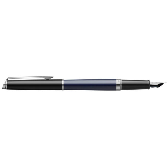Vulpen Waterman Hémisphère Colour Blocking black en blue CT fijn