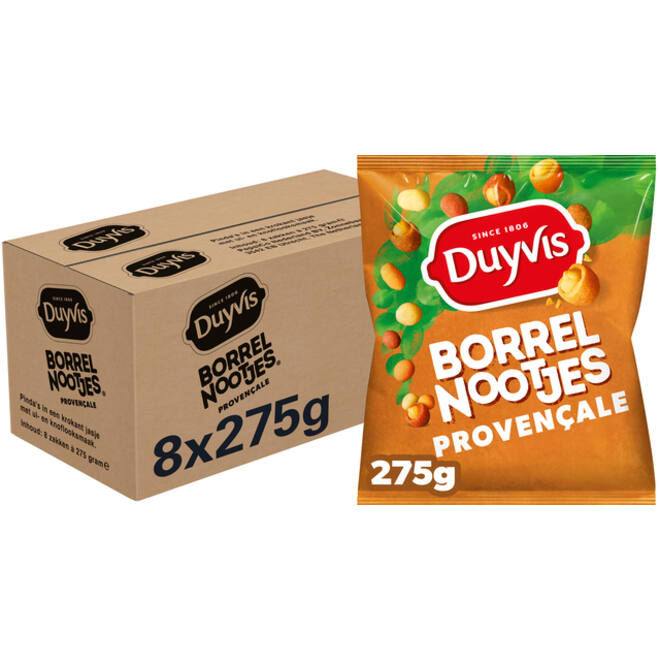 Borrelnootjes Duyvis provencale 275gr