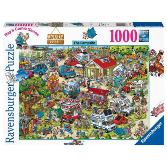 Puzzel Ray Comics Holiday resort 1 The campsite 1000 stukjes