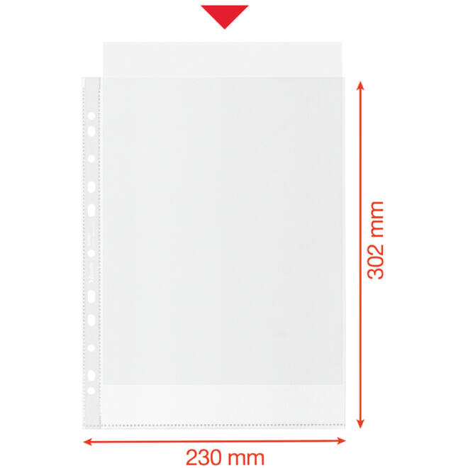 Showtas Esselte recycle PP A4 100µ 11-gaats 50 stuks