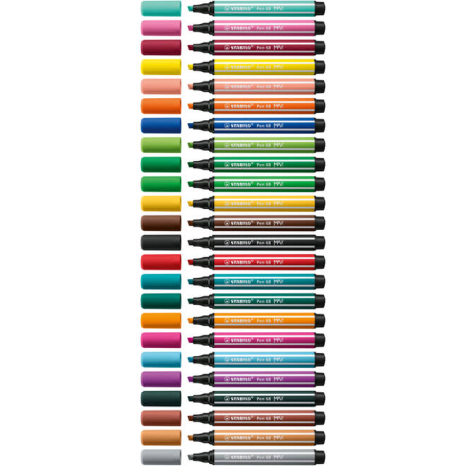 Viltstift STABILO Pen 68/56 Max rozerood