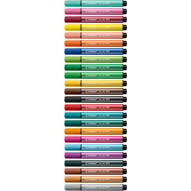 Viltstift STABILO Pen 68/44 Max geel