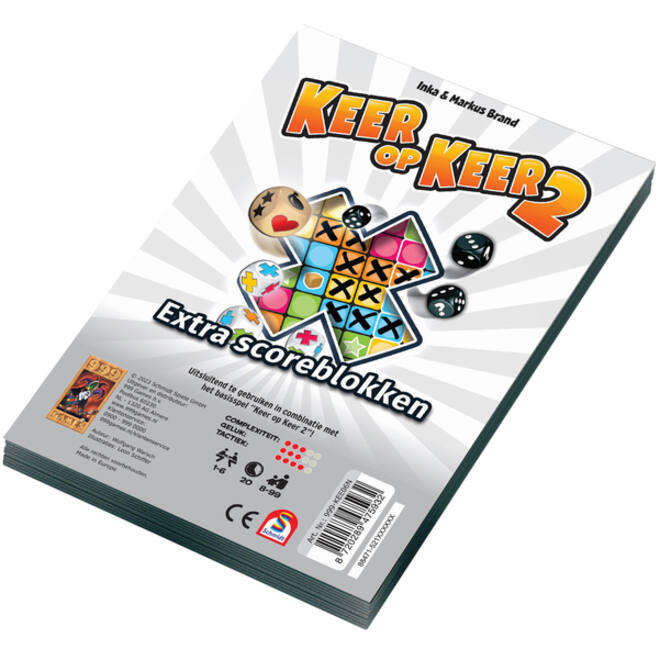 Scoreblok Keer op Keer 2 twee stuks Level 1