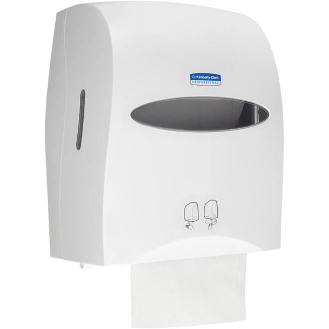 Handdoekroldispenser Kimberly Clark met sensor wit 9960