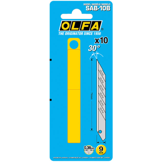 Reservemes Olfa SAB blister à 10 stuks
