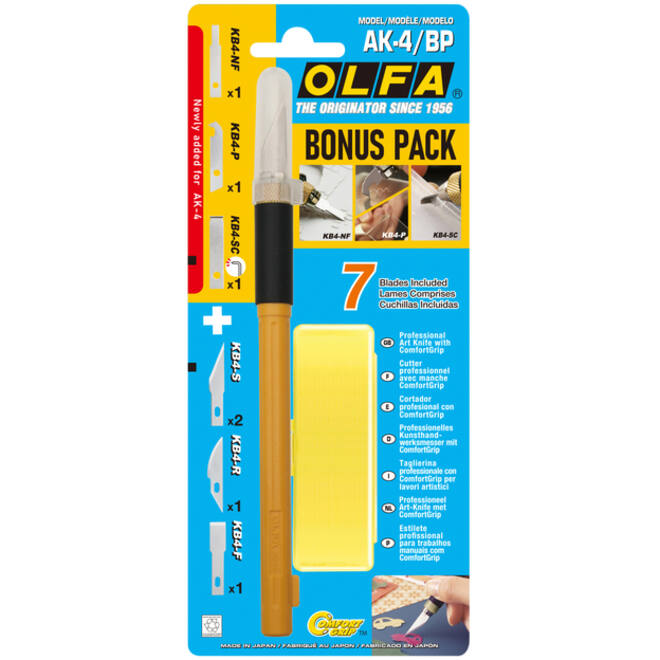Precisiesnijmes Olfa AK-4 Pro blister à 1 stuk